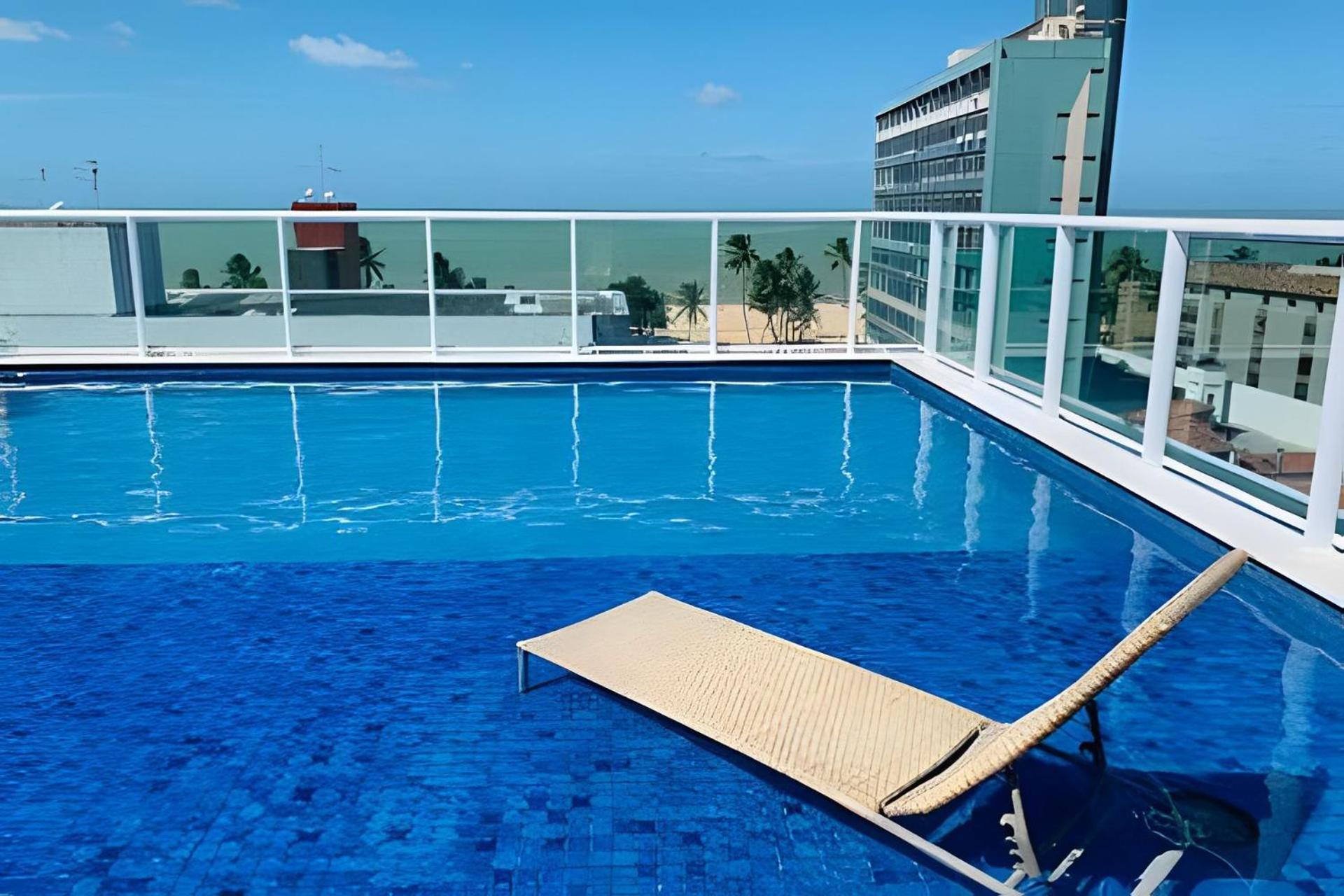 Apto Com Piscina Rooftop Em Cabo Branco. Apartment โจเอาเปสโซอา ภายนอก รูปภาพ